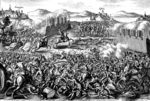 Unbekannter Künstler - Die Schlacht bei Kunersdorf am 12. August 1759