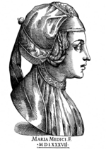 Medici, Maria, von - Selbstbildnis