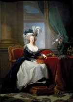 Vigée Le Brun, Louise Élisabeth - Marie Antoinette mit einem Buch