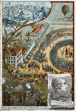 Unbekannter Künstler - Charles startet den ersten Aerostat in Paris, 1783 (Aus der Serie Der Traum vom Fliegen)