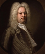 Denner, Balthasar - Porträt von Komponist Georg Friedrich Händel (1685-1759)