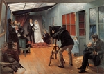 Dagnan-Bouveret, Pascal Adolphe Jean - Die Neuvermählten beim Fotograf