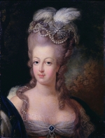 Gautier Dagoty, Jean-Baptiste André - Porträt von Marie Antoinette (1755-1793), Königin von Frankreich und Navarra