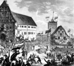 Unbekannter KÃ¼nstler - Wartburgfest am 12. Juni 1848
