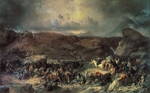 Kotzebue, Alexander von - Die Armee von Alexander Suworow überquert Sankt Gotthard Pass im September 1799