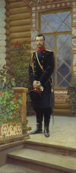 Repin, Ilja Jefimowitsch - Porträt des Kaisers Nikolaus II. (1868-1918)