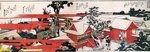 Hokusai, Katsushika - Am Ufer des Sumida-Flusses