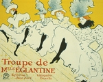 Toulouse-Lautrec, Henri, de - Die Truppe der Mlle Églantine (Plakat)