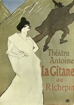 Toulouse-Lautrec, Henri, de - La Gitane (Plakat)