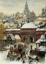 Wasnezow, Appolinari Michailowitsch - Moskau des 17. Jahrhunderts