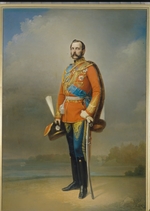 Lawrow, Nikolai Andreewitsch - Porträt von Kaiser Alexander II. (1818-1881)