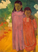 Gauguin, Paul Eugéne Henri - Piti Tiena (Zwei Schwestern)