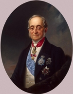 Krüger, Franz - Porträt von Karl Robert Graf von Nesselrode (1780-1862)