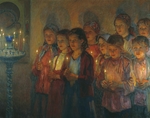 Bogdanow-Belski, Nikolai Petrowitsch - In der Kirche