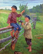 Bogdanow-Belski, Nikolai Petrowitsch - Dorfknaben