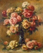 Renoir, Pierre Auguste - Rosen in einer Vase