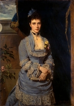 Angeli, Heinrich von - Porträt der Großfürstin Maria Fjodorowna, Prinzessin Dagmar von Dänemark (1847-1928)