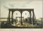 Beggrow, Karl Petrowitsch - Ansicht der Panteleimonowski-Kettenbrücke über Fontanka in Sankt Petersburg