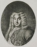 Gratschew, Alexei Petrowitsch - Porträt des Vize-Kanzlers Heinrich Johann Friedrich (Andrei) Graf Ostermann (1687-1747)