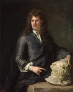 Kneller, Sir Gotfrey - Porträt des Bildhauers Grinling Gibbons (1648-1721)