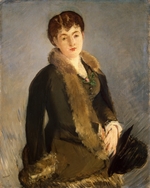 Manet, Édouard - Porträt der Mademoiselle Isabelle Lemonnier