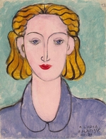 Matisse, Henri - Junge Frau in blauer Bluse