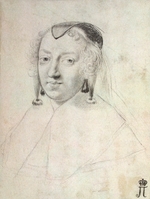 Mellan, Claude - Porträt Anna Maria von Österreich (1601-1666)