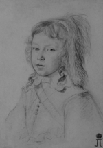 Mellan, Claude - Porträt des Königs Ludwig XIV. (1638–1715) als Kind