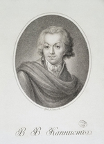 Ossipow, Alexei Agapiewitsch - Porträt des Schriftstellers Wassili Kapnist (1757-1823)