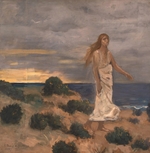 Puvis de Chavannes, Pierre Cécil - Frau am Strand