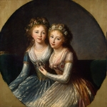 Vigée Le Brun, Louise Élisabeth - Porträt der Töchtern des Kaisers Paul I.
