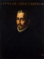 Tristán de Escamilla, Luis - Porträt des Dichters Félix Lope de Vega (1562-1635)