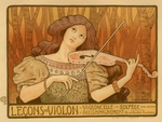 Berthon, Paul - Leçons de Violon (Plakat)