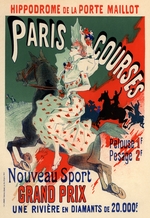 Chéret, Jules - Hippodrome. Paris Courses (Plakat)