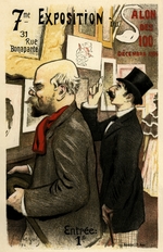 Cazals, Frederic-Auguste - 7me Exposition du Salon des 100 Decembre 1894 (Plakat)