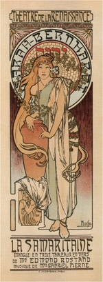 Mucha, Alfons Marie - Die Samariterin (Plakat)