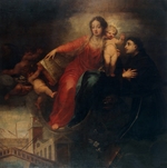 Celesti, Andrea - Madonna und Kind mit dem heiligen Antonius von Padua