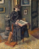 Guérin, Charles François Prosper - Mädchen mit Buch