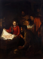 Murillo, Bartolomé Estebàn - Die Anbetung des Christuskindes