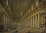 Pannini (Panini), Giovanni Paolo - Interieur der Kirche von Santa Maria Maggiore in Rom