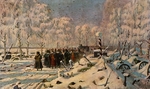 Wereschtschagin, Wassili Wassiljewitsch - Rückzug und Flucht der Grande Armée