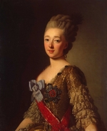 Roslin, Alexander - Porträt der Großfürstin Natalia Alexejewna von Russland (1755-1776), Prinzessin Wilhelmine Luise von Hessen-Darmstadt