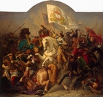 Stilke, Hermann (Anton) - Jeanne D'Arc in der Schlacht