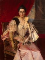 Flameng, François - Porträt der Großfürstin Sinaida Jussupowa