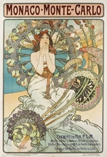 Mucha, Alfons Marie - Monaco. Monte-Carlo (Plakat)