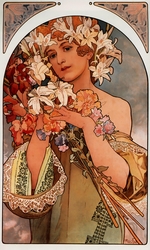 Mucha, Alfons Marie - Blumen