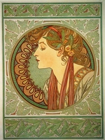 Mucha, Alfons Marie - Lorbeerkranz