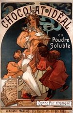 Mucha, Alfons Marie - Chocolat Ideal