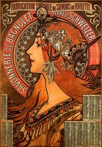 Mucha, Alfons Marie - Savonnerie de Bagnolet