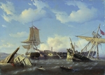 Juschkow, Fjodor Ossipowitsch - Enterung. Szene aus der britischen Seekriege